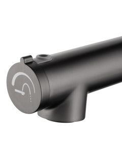 Смеситель для раковины Wonzon & Woghand WW-H1017-BGG с функцией полоскания тёмный графит